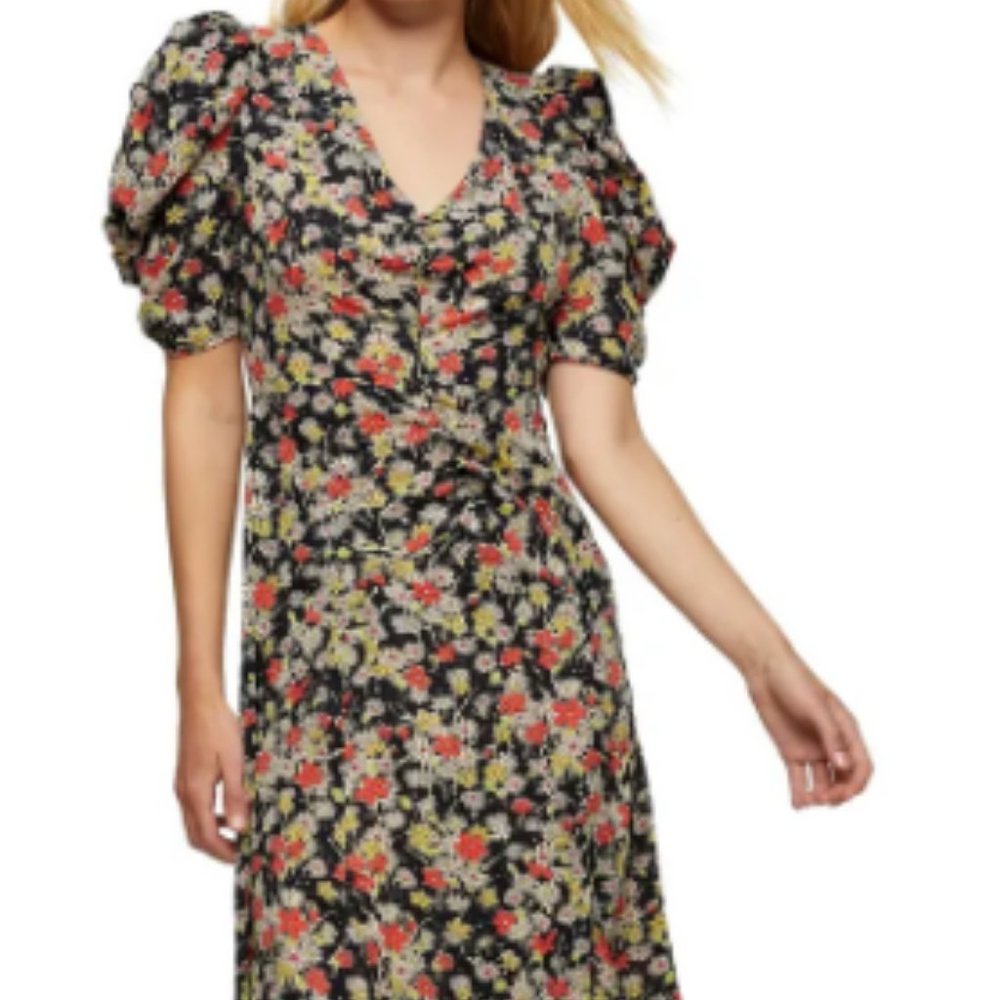 NWT Topshop Grunge Midi Dress